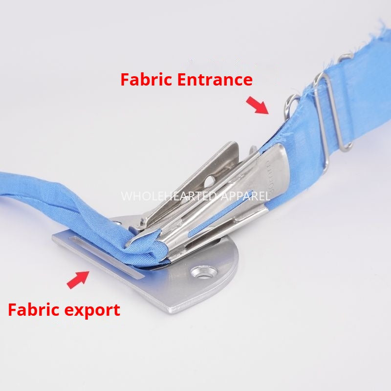 1445★  [Eagle] Flat car needle board double pack pull cylinder A10 four-fold hemming cylinder hemming device, jerking off with teeth and pressing feet★