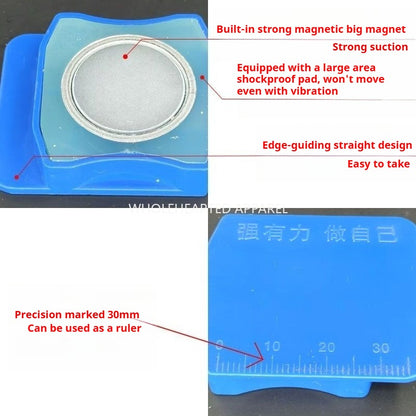 1318★  Sewing flat car dual-purpose strong magnetic gauge with scale fabric rim locator portable design easy to install★