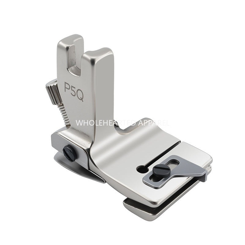 1607★  New P5Q adjustable wrinkle presser foot electroplating all-steel flat car universal wrinkle pumping wrinkle presser foot sewing accessories ★