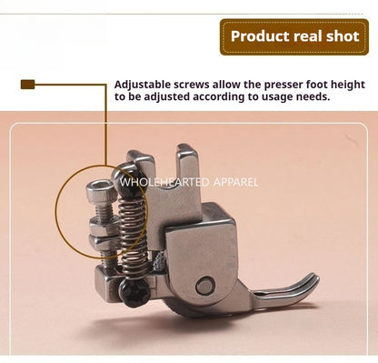 1142★  New eighth-generation roller presser foot flat car thin and thick material multi-functional adjustable down jacket curtain leather roller presser foot★