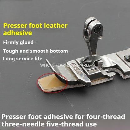 1151★  New edge locking machine foot pressing sticker, four wires, three needles and five wires, special bottom sticker for car foot pressing sticker leather, sticky tape★