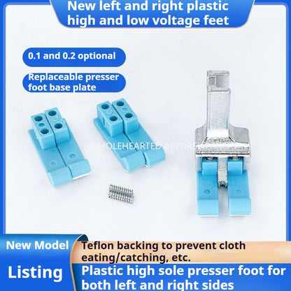 1363★  [Buy one get two free] New left and right high and low presser foot plastic left and right universal rib stop pressure 0.10.2 line★