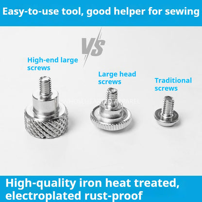 1600★  [Easy Installation] The new upgraded computer flat car hand screws on the presser foot screw and quickly increases the presser foot luxury big head screw sewing accessories★