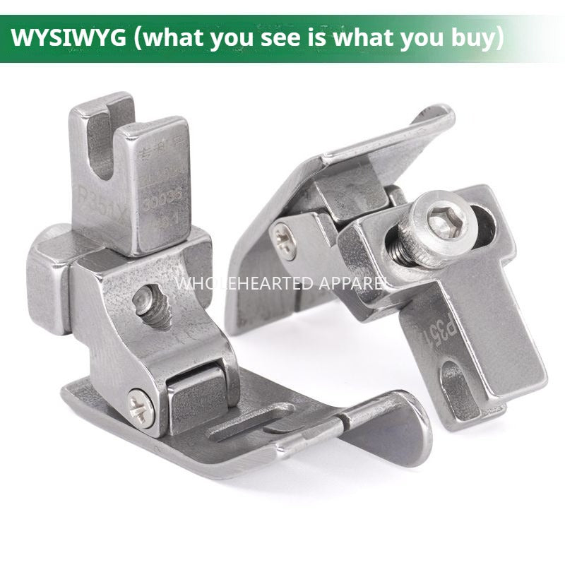 1032★  New flat car universal P351X adjustable right gear edge press foot medium and thick material special press bright and dark thread sewing machine accessories★