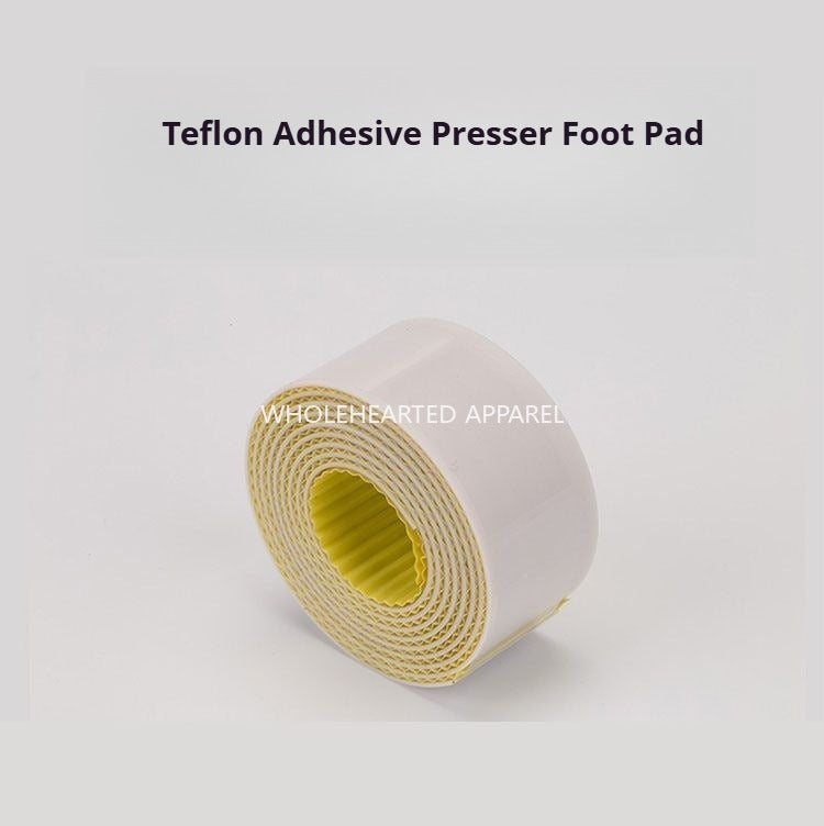 1238★ Placa base de plástico de teflón con pegamento adhesivo para prensatelas, accesorios para máquina de coser de cuero★