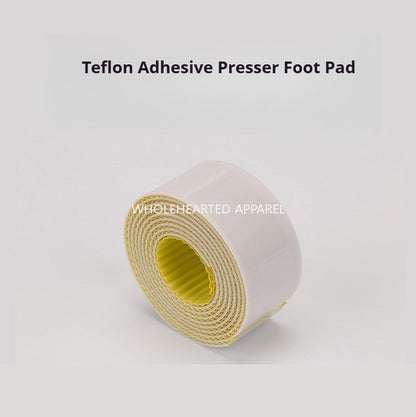1238★ Placa base de plástico de teflón con pegamento adhesivo para prensatelas, accesorios para máquina de coser de cuero★