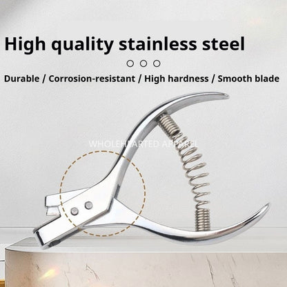 1434★ Pinces à découper, à poinçonner et à découper pour la fabrication de plaques de vêtements, pinces à encoches, pinces en U, outils de couture, pinces à poinçonner et à perforer à la main★