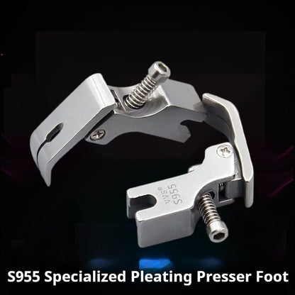 1024★ Pied de fer plat pour plis et rétrécissements P955, pied de fer plat pour machine à coudre, pied de fer simple à prix réduit pour bordures en dentelle et volants★