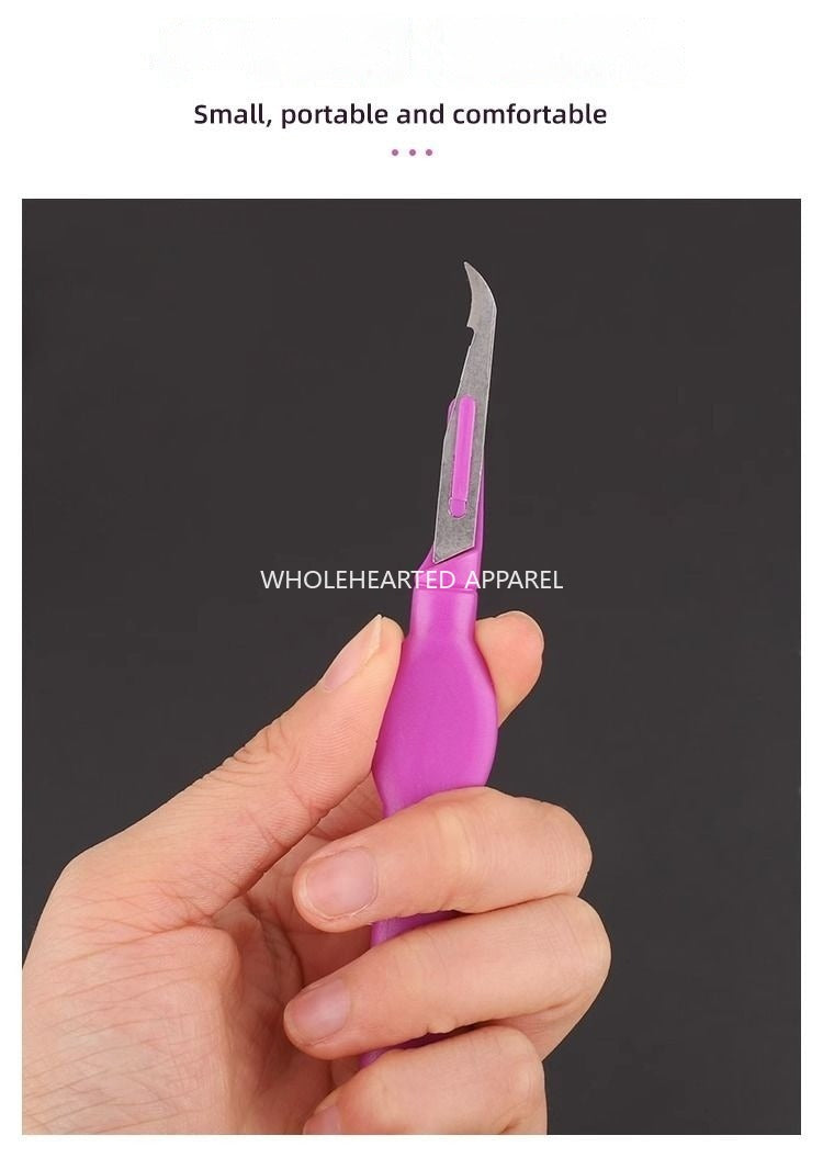1669★ Nuevo artefacto para quitar hilos, accesorios de costura DIY de mano afilada, herramienta de costura multifuncional para el hogar para cortar hilos★