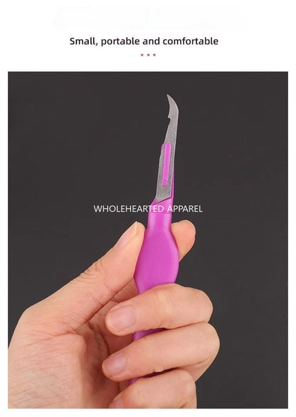 1669★ Nuevo artefacto para quitar hilos, accesorios de costura DIY de mano afilada, herramienta de costura multifuncional para el hogar para cortar hilos★