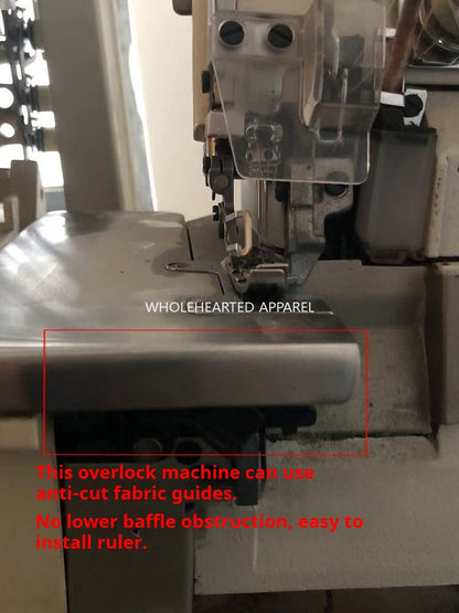 1266★  New overlock sewing machine, edging machine, anti-cutting cloth setting, edging car, anti-flipping positioning ruler, anti-cutting★