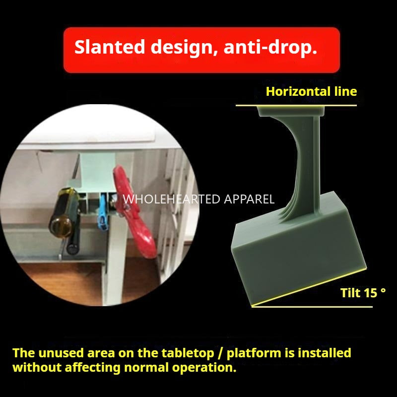 1082★ Nuevo material de estante de almacenamiento multifuncional para máquina de coser Estante de tijeras engrosado Accesorios de costura Caja de almacenamiento de herramientas★