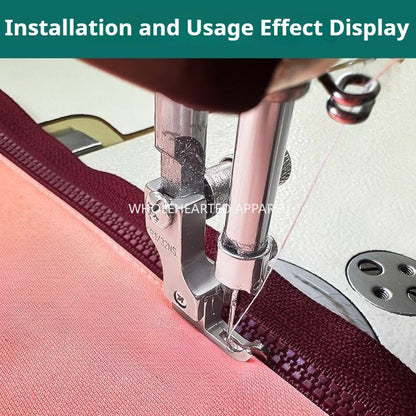 1081★  Boutique all-steel toothpick high and low presser foot, imported narrow small high and low presser foot, zipper presser foot on flat car★