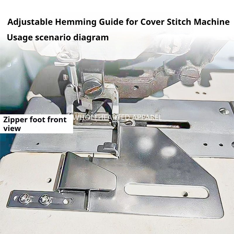 1490★  Car three-needle five-wire hem pulling cylinder Band sewing machine Car double-needle car hem regulation adjustable hemming cylinder 205★