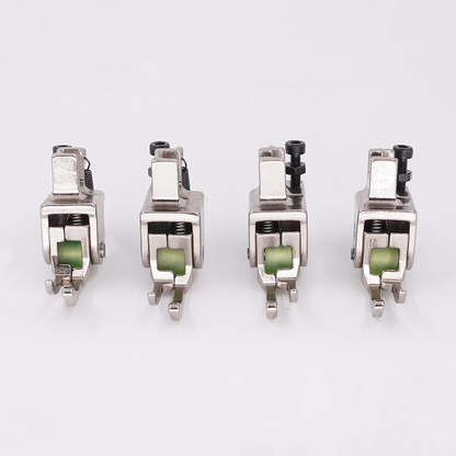 1658★  New boutique narrow high and low roller presser foot leather curtain down jacket thick and thin universal presser foot sewing machine accessories★