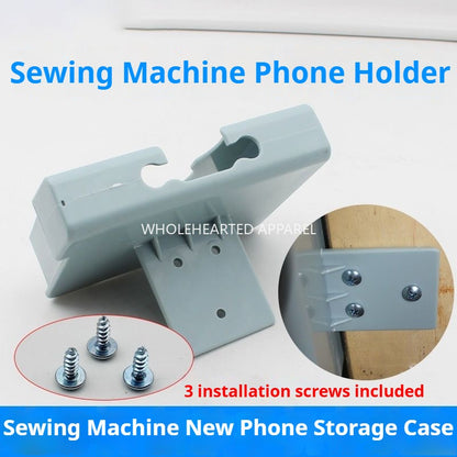 1327★  New plastic sewing machine, mobile phone storage box, sewing machine, mobile phone parking airport table fixed★