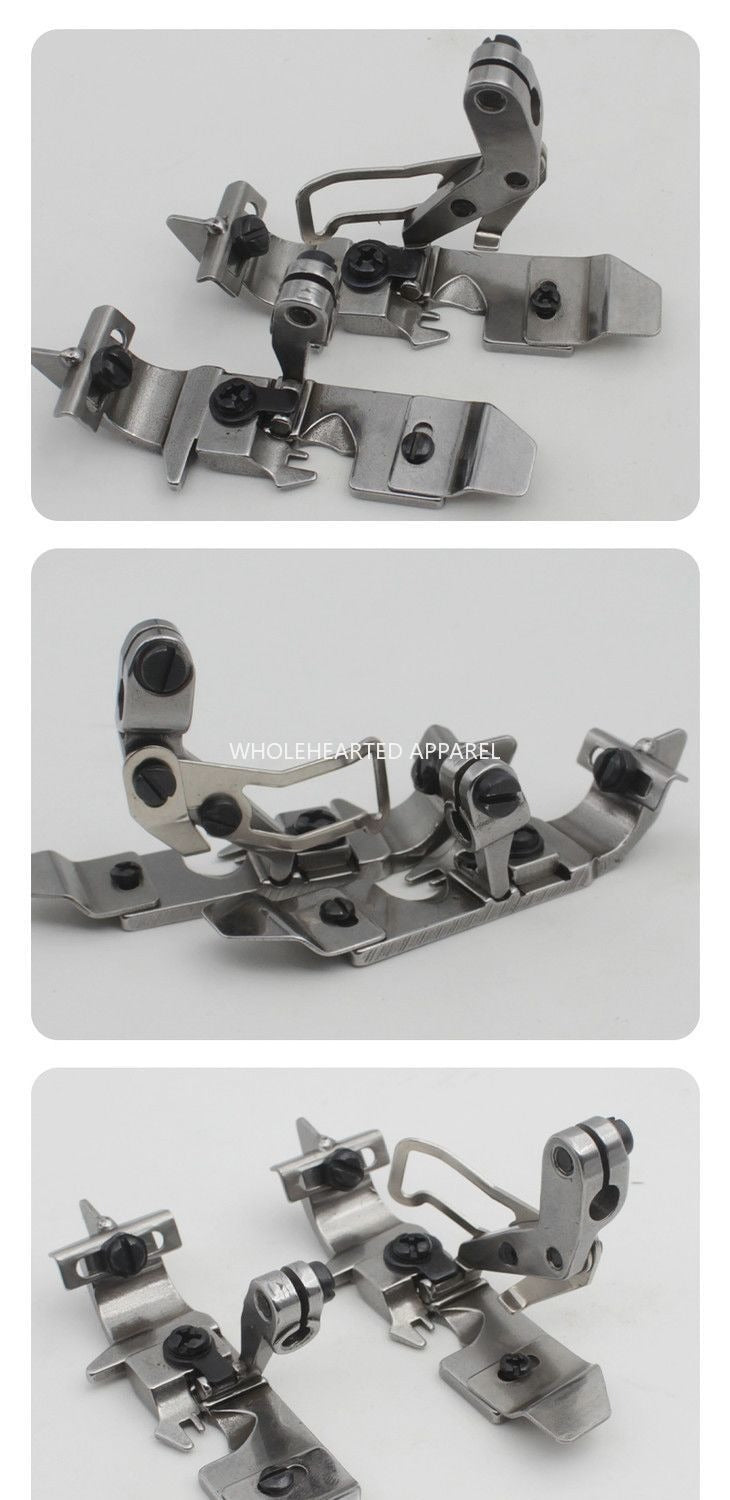 1284★  Copper edge machine middle point presser foot 747 700 middle point side presser foot EX Jack 798 overlock sewing machine edge locking machine with knife★