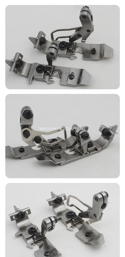 1284★  Copper edge machine middle point presser foot 747 700 middle point side presser foot EX Jack 798 overlock sewing machine edge locking machine with knife★