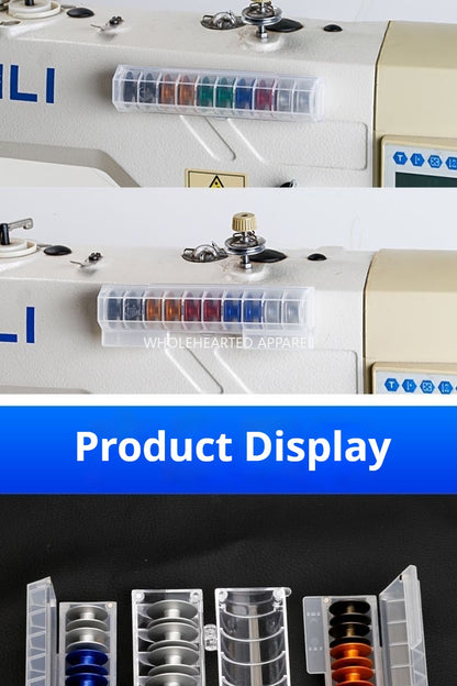 1565★  Computer flat car sewing machine shuttle core magnet storage box Jack A3A4 Zhongjie Fushan brothers plastic lock cylinder wire core★