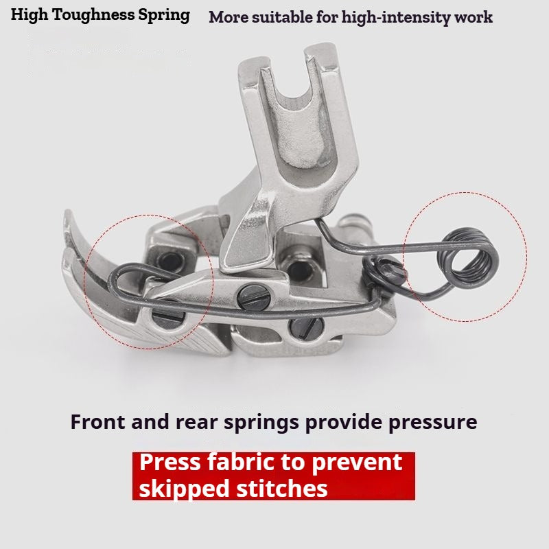 1073★  Flat car front and rear interactive strong over-seam tank presser foot, over-seam cross seam KT141 imported special presser foot★