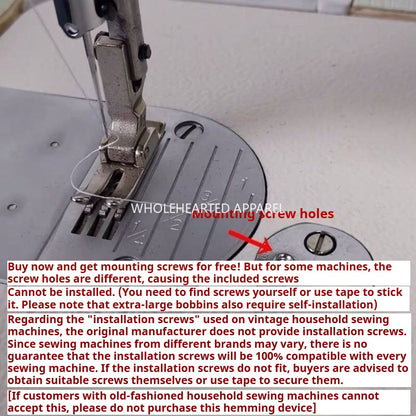 1523★  Sewing machine edge grip A11 pull drum edge curler edge curling tool edge pull drum hem pull tube jerk off★