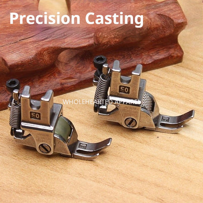 1374★  New zipper roller presser foot, adjustable special presser foot for upper zipper, narrow zipper presser foot, zipper small presser foot★