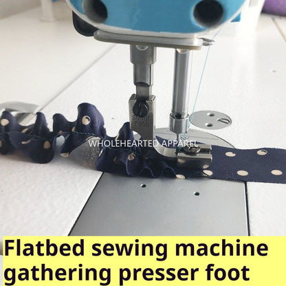 1126★  Industrial sewing machine computer flat car folding presser foot P950 pumping wrinkle presser foot wrinkling, shrinking, wrinkling all steel★