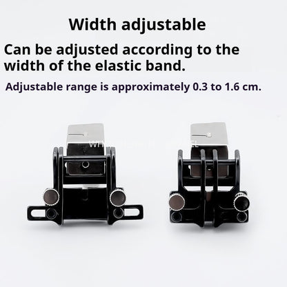 1610★  Upgraded flat car adjustable F537 rubber band presser foot electroplating elastic strap on all steel shoulder strap rubber band adjustable width★