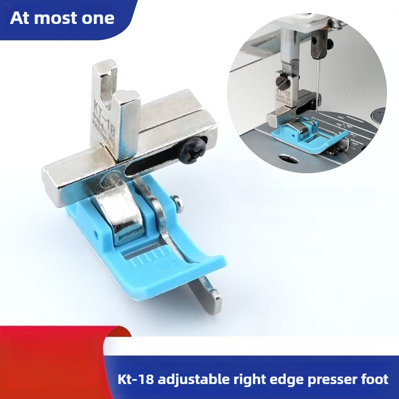 1708★  New 0.1-0 adjustable gear presser foot flat car special activity multi-functional plastic pressing line with knife stop★