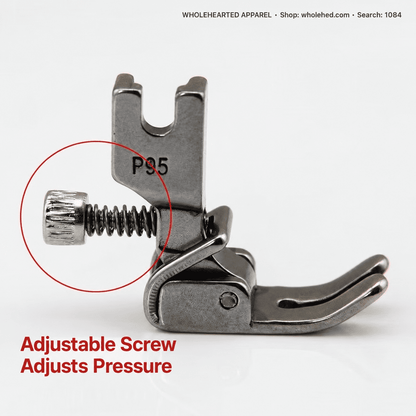 1084★ Adjustable All-Steel Gathering and Pleating Presser Foot for Industrial Sewing Machines.