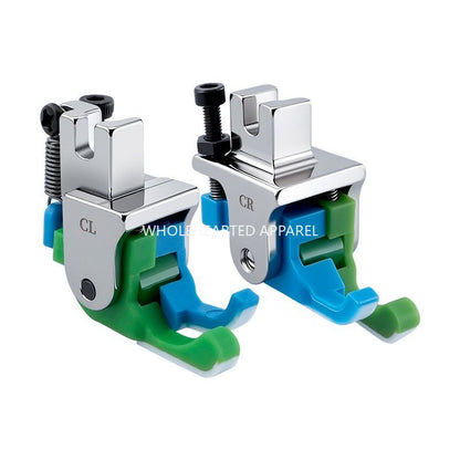 1921★ Teflon High-Low Roller Presser Foot for Computerized Lockstitch Sewing Machines, Wear-Resistant for Thick and Thin Fabrics.