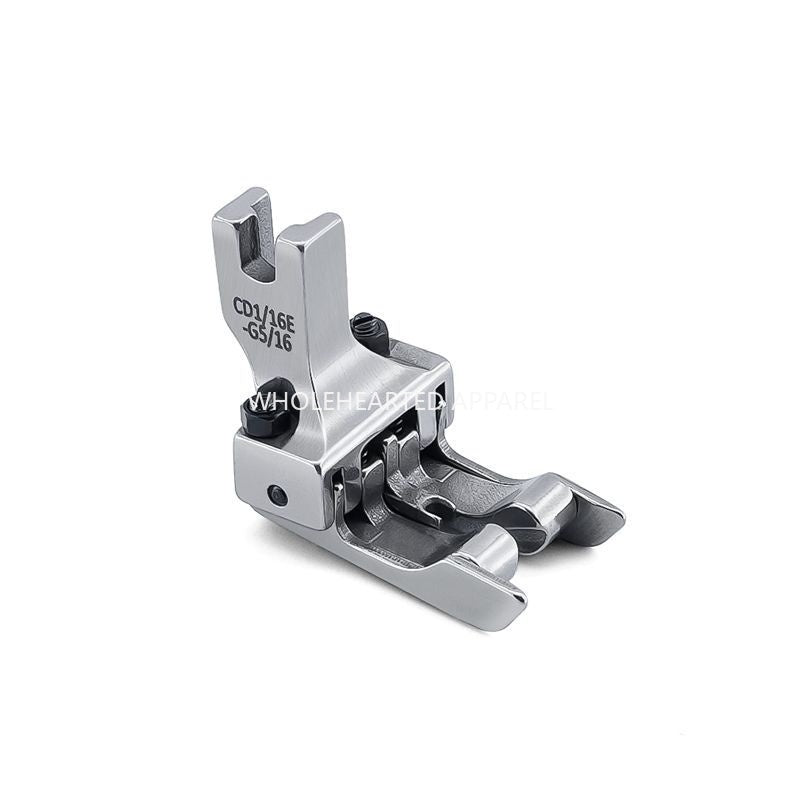 1768★ Prensatelas de altura regulable para máquina de coser con guía de borde y cuchillas dobles ajustables para pespuntes ★