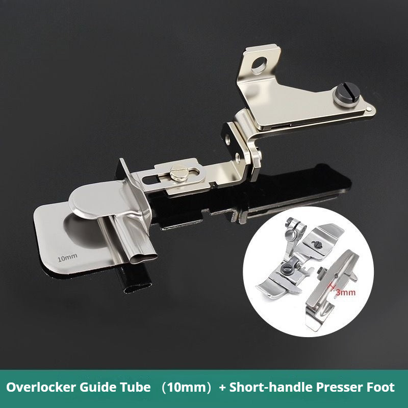 1905★ Nuevo accesorio de ribeteador 3 en 1 para máquinas de coser overlock, ideal para costuras laterales de prendas de vestir★