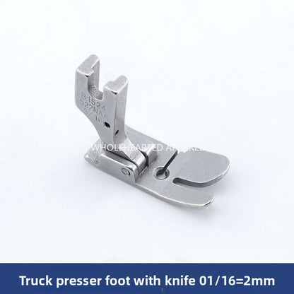 1626★  New 522 flat car with knife All steel presser foot Flat car Universal presser foot 2/8/10/12mm sewing machine accessories