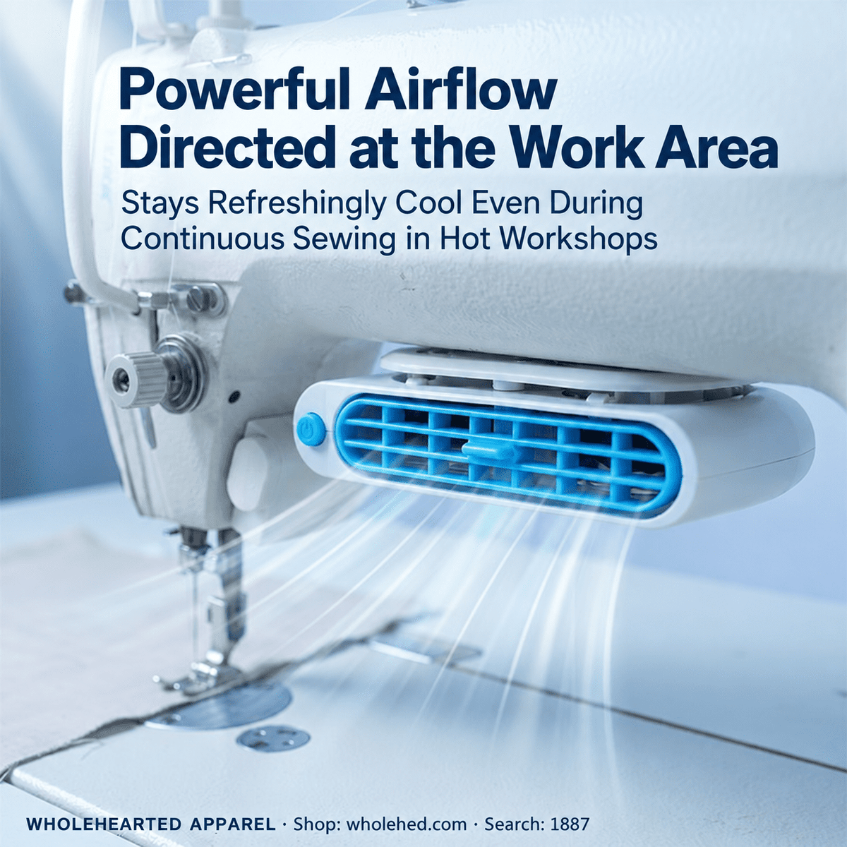 1887★ Magnetic Sewing Machine Cooling Fan with Strong Airflow for the Work Area