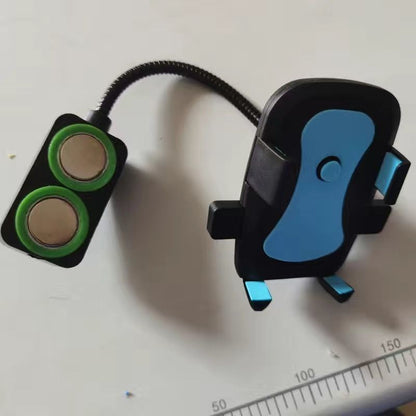 1437★  [New] Shockproof sewing machine Universal mobile phone holder Flat car Magnet fixing clip Edge locking machine Ham car rotation