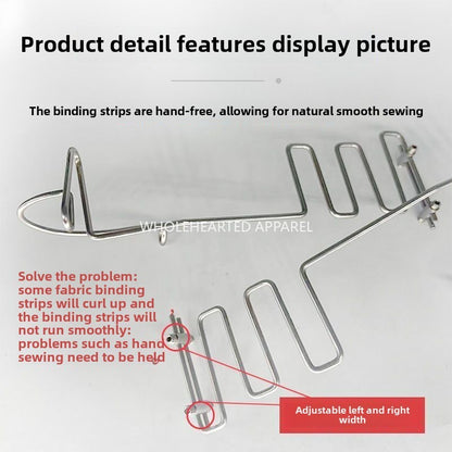 1417★  Flat car guide frame strap positioning width adjustable free hand support sewing machine accessories computer flat sewing machine