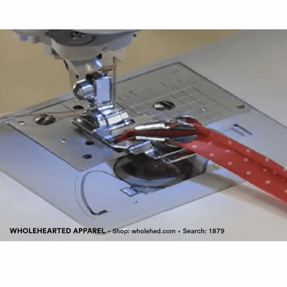 1879★ Multifunctional Bias Tape Binding Presser Foot for Home Electric Sewing Machines.