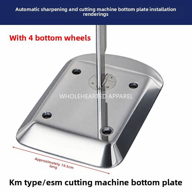 1628★  ESM/KM automatic sharpening and cutting machine baseplate with roller, electric scissors straight knife cutting machine high-quality chassis base