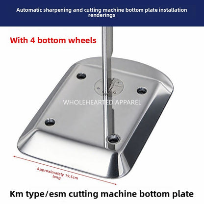 1628★  ESM/KM automatic sharpening and cutting machine baseplate with roller, electric scissors straight knife cutting machine high-quality chassis base