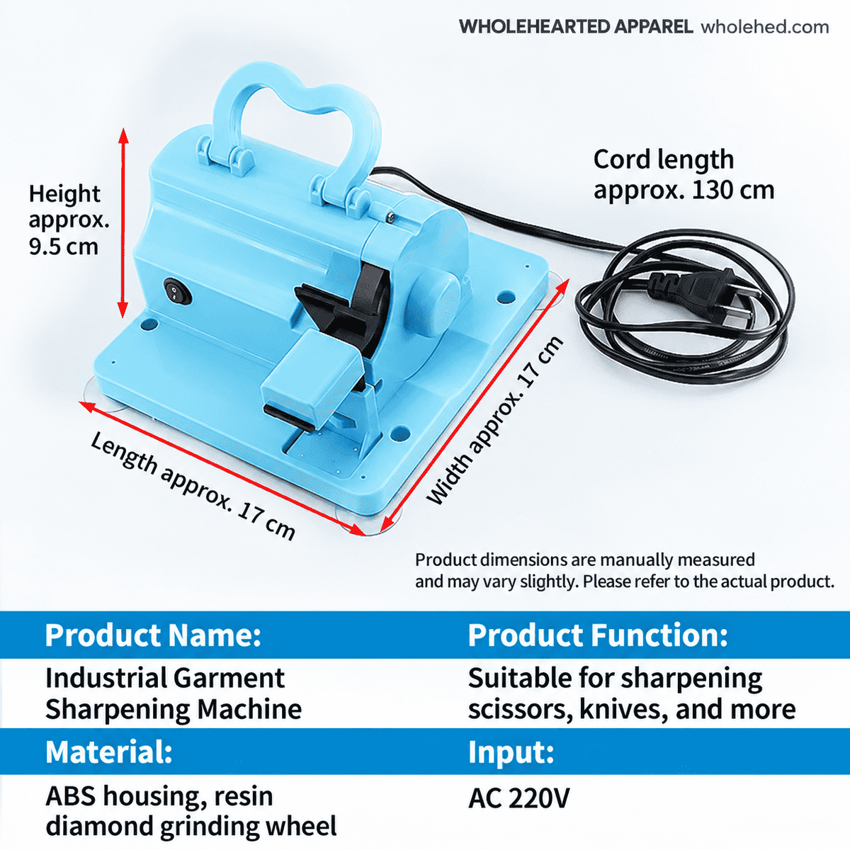 1699★ Garment Factory Scissor and Knife Sharpener for Tailor Shears Thread Snips and Kitchen Scissors.