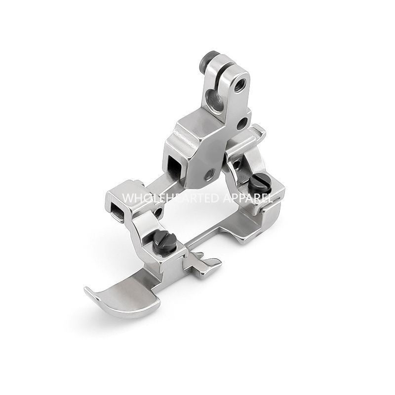 1733★ Four Thread Overlock Machine Narrow Seam Presser Foot Single Side Left Right Adjustable Serger Presser Foot Four Thread Compatible Sewing Accessory★