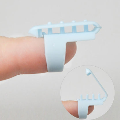 1872★ Colorful Plastic Finger Thread Guide for Hand Sewing, Embroidery, and DIY Knitting★