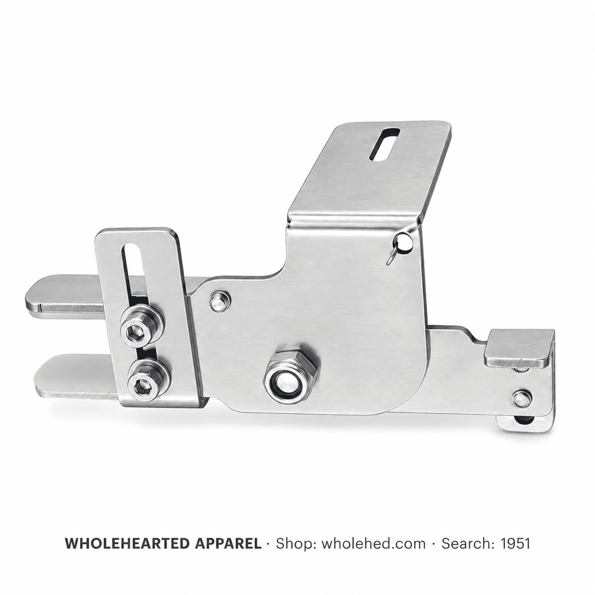 1951★ Adjustable-Height Stainless Steel Cord Lock Threading Tool for Clothing Drawstrings