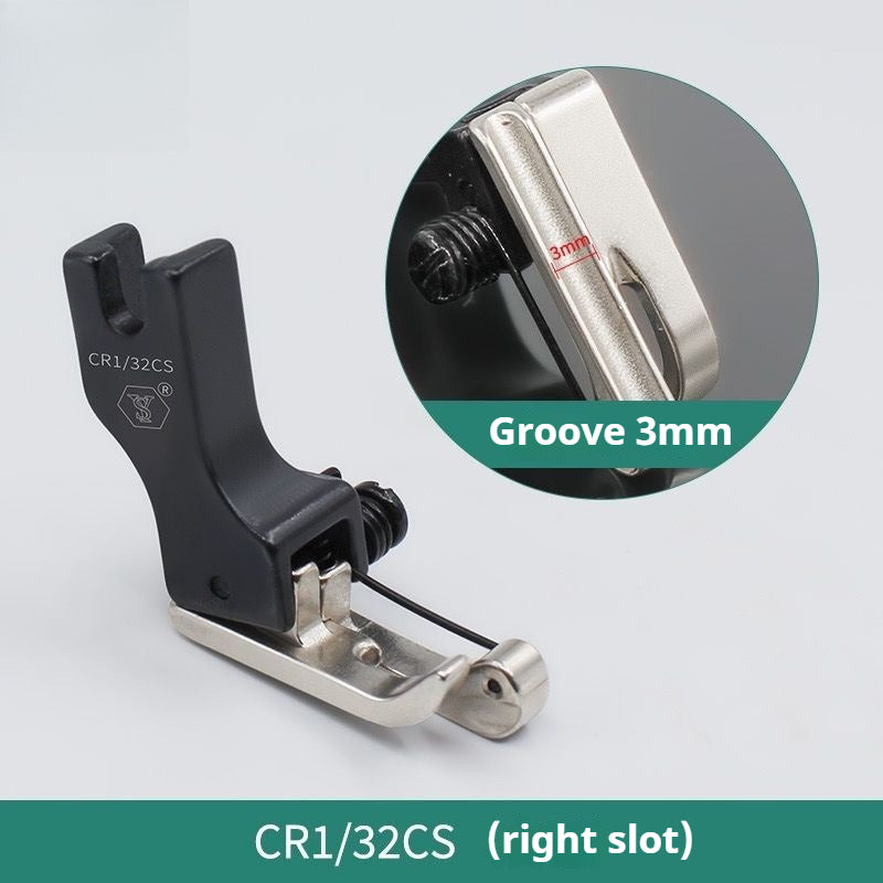 1738★ New Model Premium Dual Spring Grooved High Low Presser Foot Lockstitch Machine Cord Piping Insertion And Topstitching★