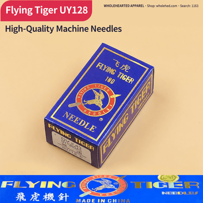 1163★ Agujas para máquina de coser Flying Tiger UY128GAS DVX43 para máquinas recubridoras de 3 agujas y 5 hilos.