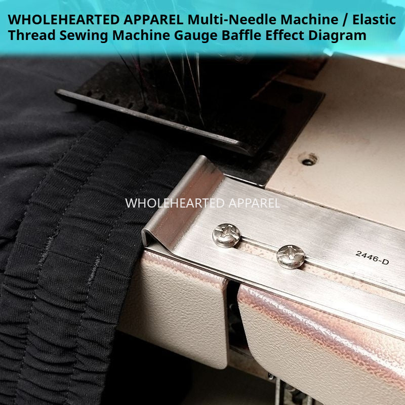 1795★ Plaque de guidage de couture élastique multi-aiguilles pour la couture de ceinture 1404/VC008 sur tissus légers et lourds★