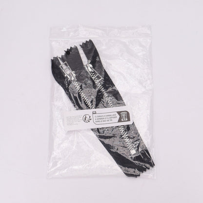 3091  Zipper No. 3/No. 5 platinum metal closed tail swastika clip zipper cotton-padded jacket special metal zipper