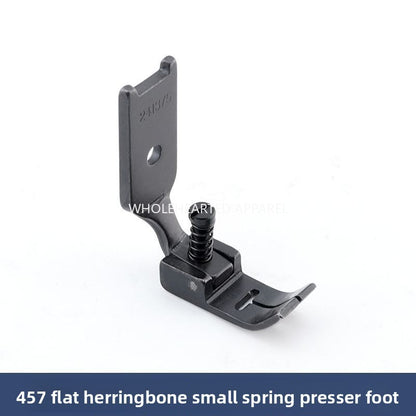 1623★  All-steel herringbone car elastic silk presser foot opening flat mouth presser foot large medium small presser foot sewing machine accessories