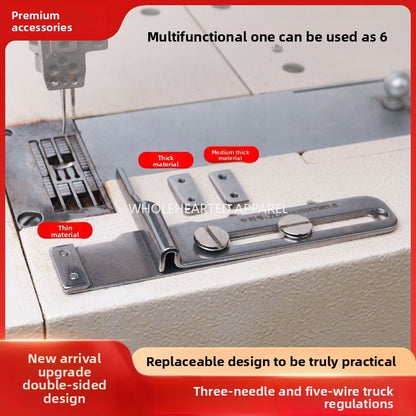 1629★  New upgraded all-steel three-needle five-thread car regulation multi-function double-sided car stretch sewing machine accessories